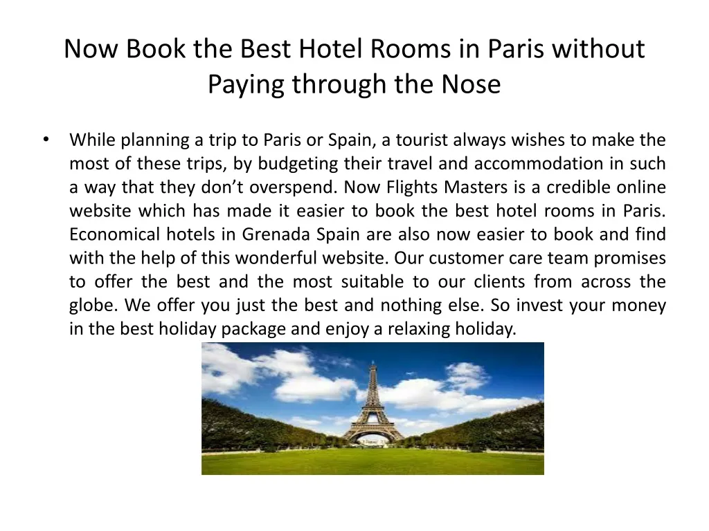 now book the best hotel rooms in paris without paying through the nose