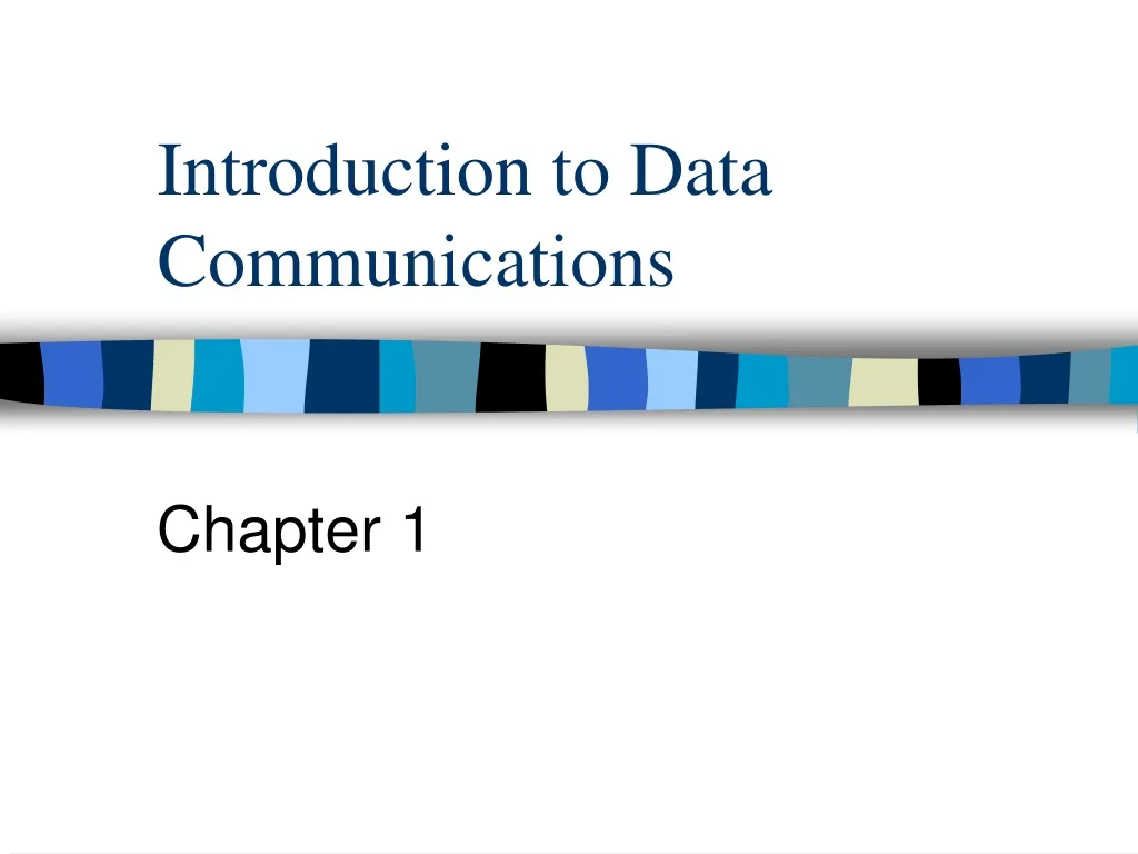 introduction to data communications