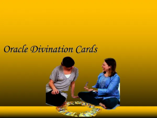 Oracle Divination Cards