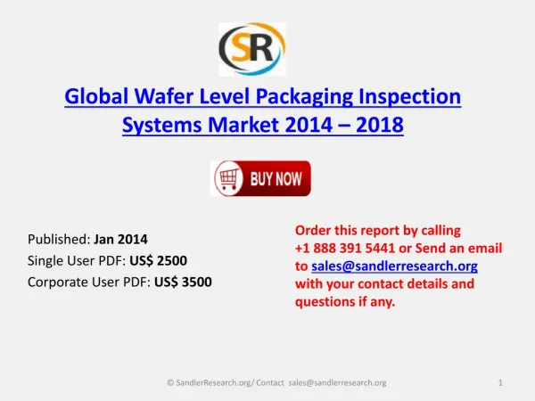Analysis for Wafer Level Packaging Inspection Systems Market