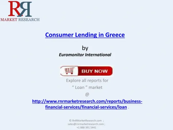 Greece Consumer Lending Industry