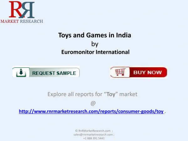 Indian Toys and Games Industry