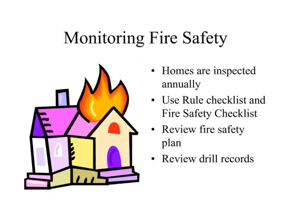 monitoring fire safety