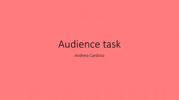 Audience task