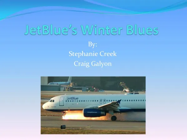 JetBlue s Winter Blues