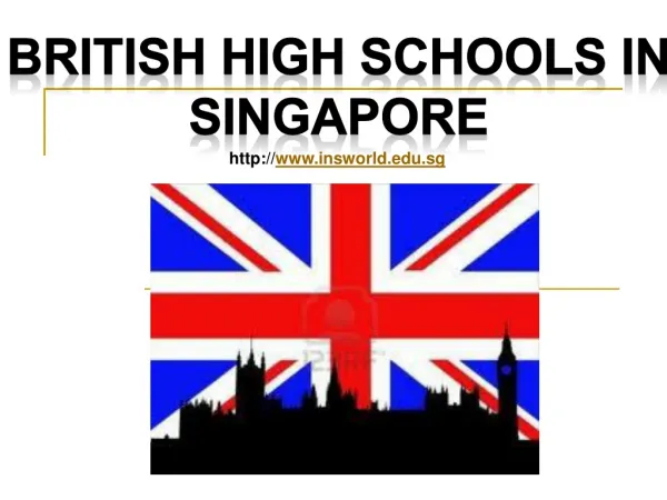 British High Schools in Singapore