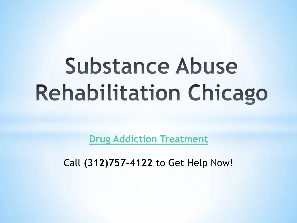 substance abuse rehabilitation chicago