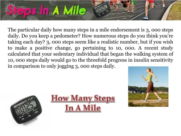 How many Steps Are In A Mile