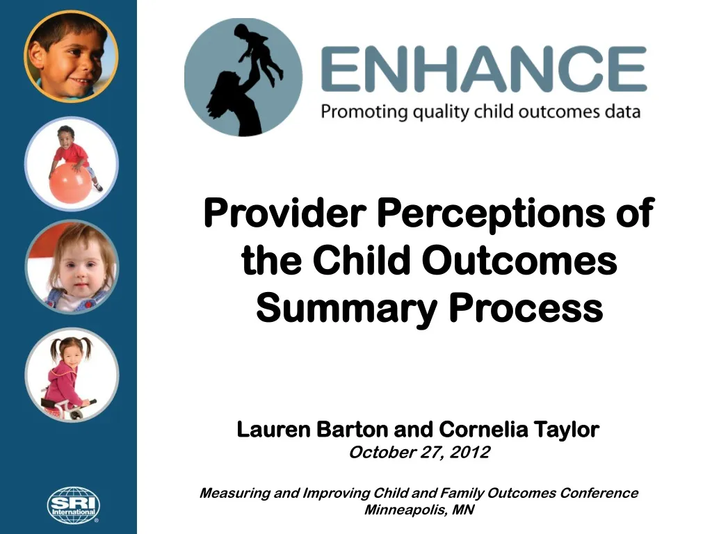 provider perceptions of the child outcomes summary process