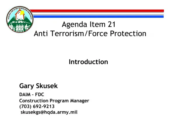 agenda item 21 anti terrorism