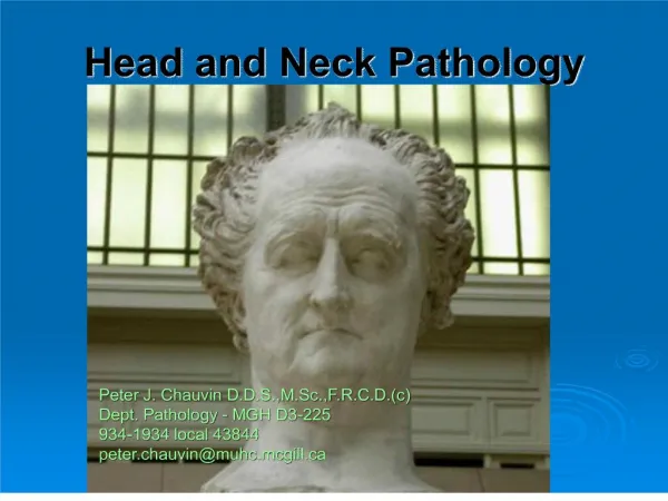 head and neck pathology