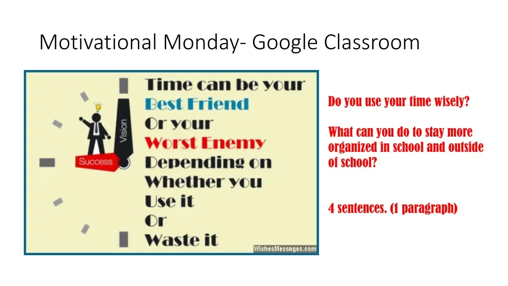 motivational monday google classroom