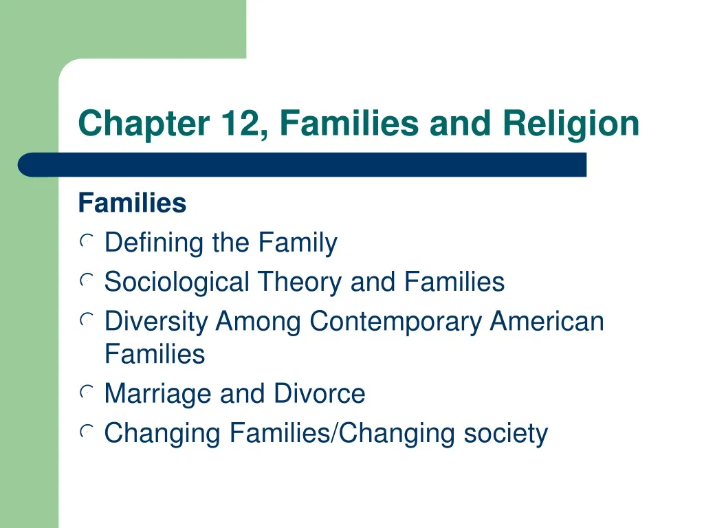 chapter 12 families and religion