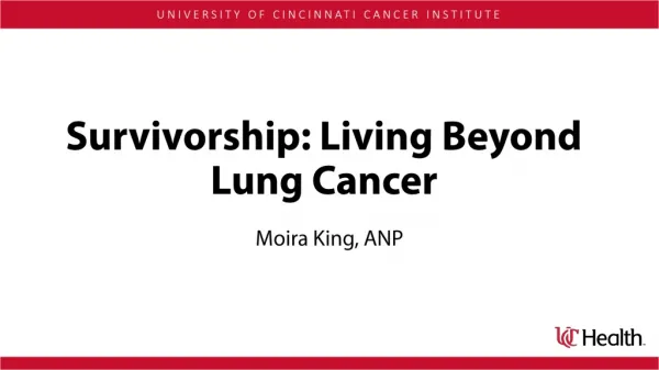 Survivorship: Living Beyond Lung Cancer