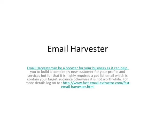 email harvester