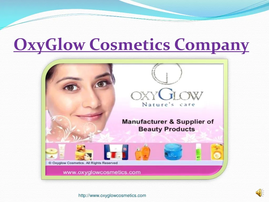 oxyglow cosmetics company