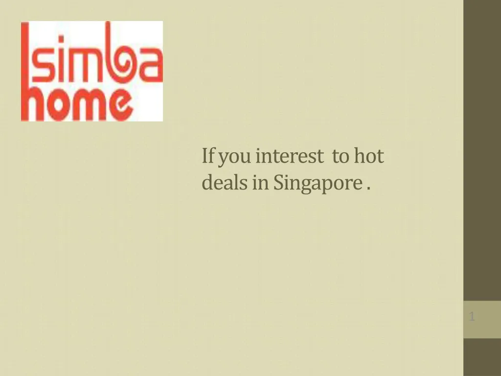 if you interest to hot deals in singapore