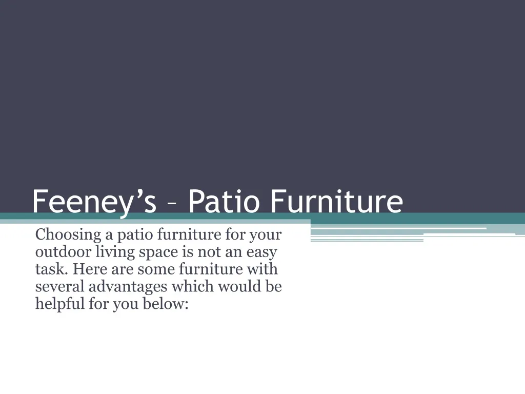 feeney s patio furniture