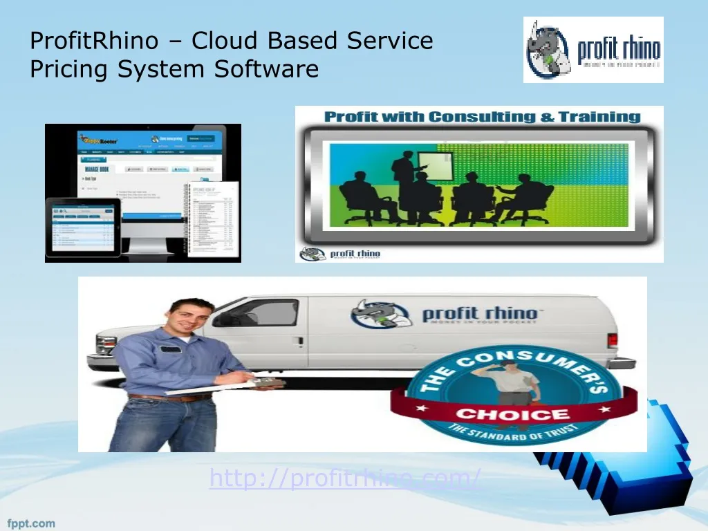 profitrhino cloud based service pricing system software