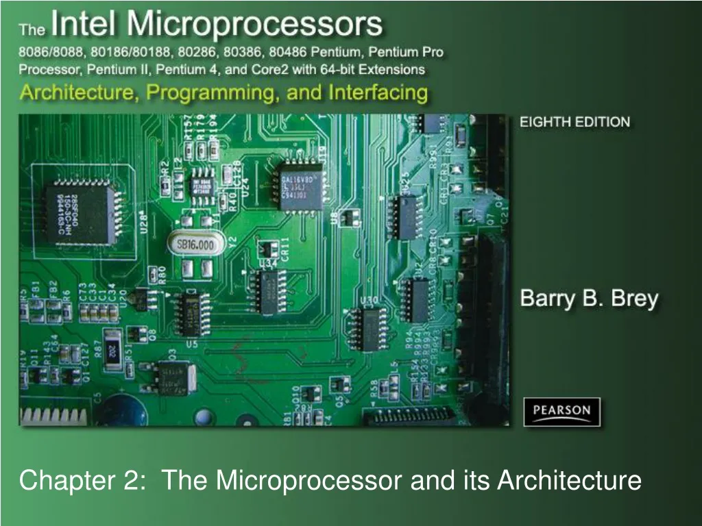 chapter 2 the microprocessor and its architecture