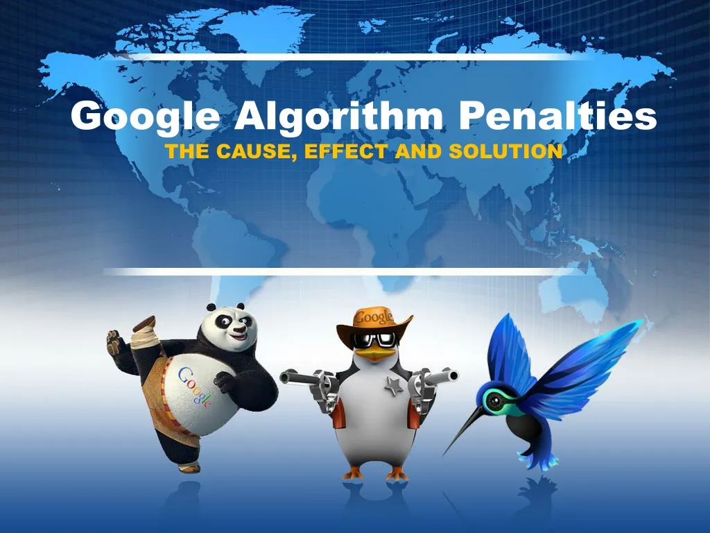 google algorithm penalties the cause effect