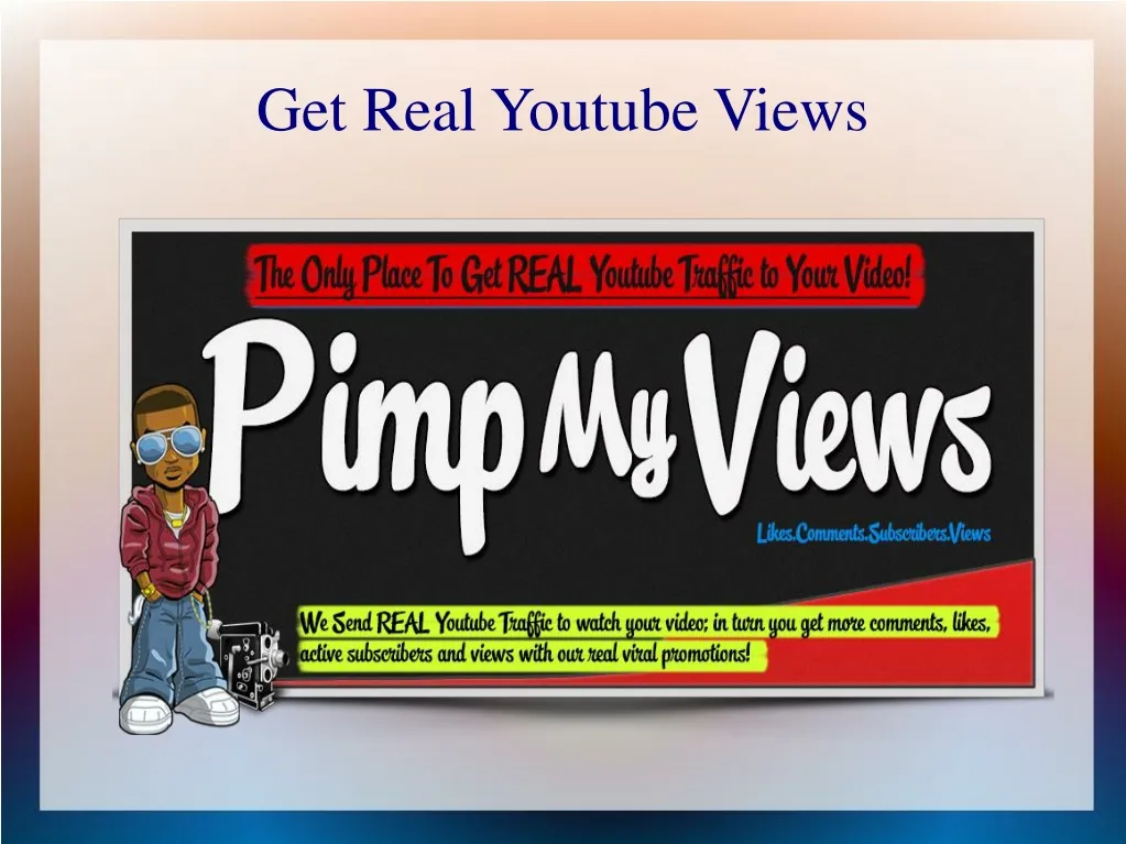get real youtube views