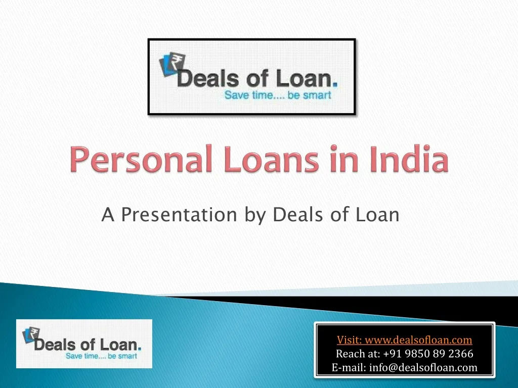 personal loans in india