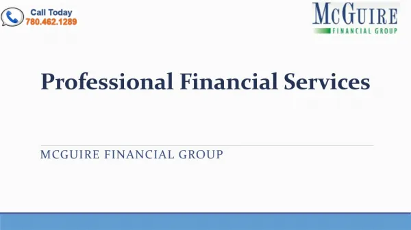 Financial Services Edmonton - Mcguire Financial