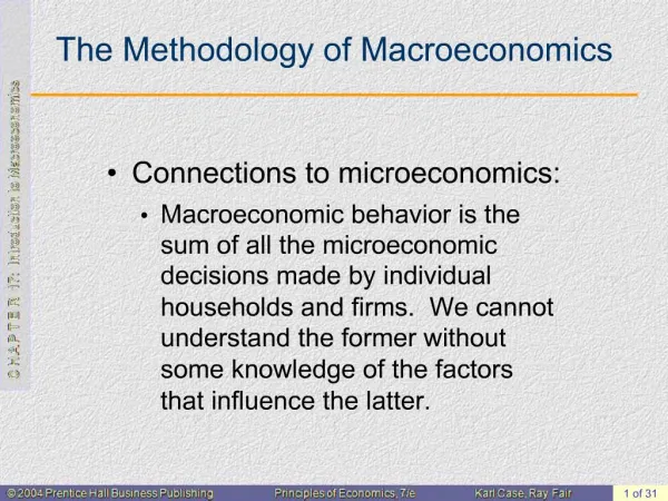 The Methodology of Macroeconomics