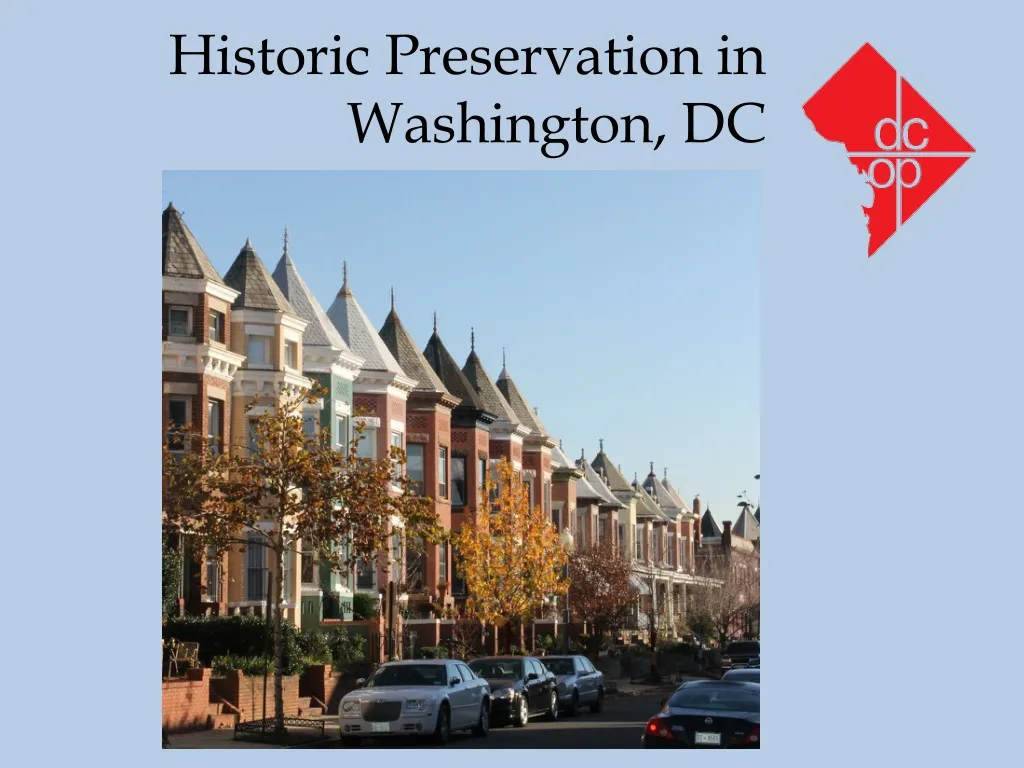 historic preservation in washington dc