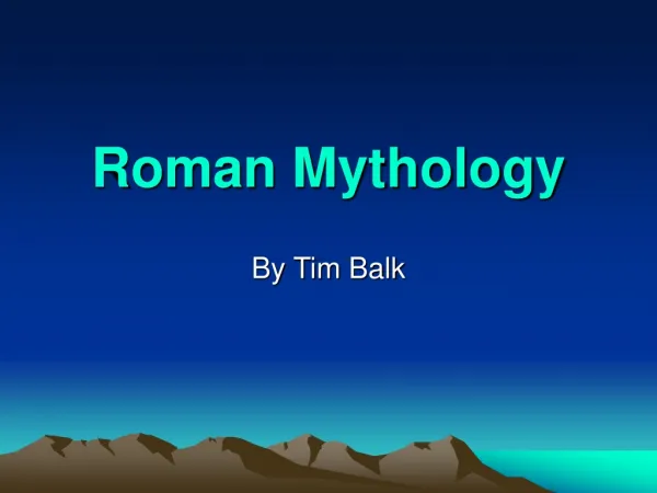 Roman Mythology