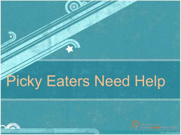 picky eaters need help
