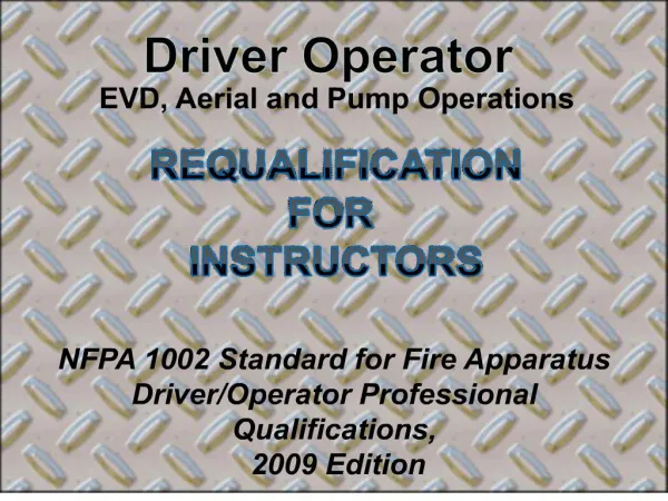 driver operator