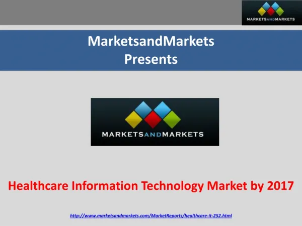 Healthcare Information Technology Market by 2017