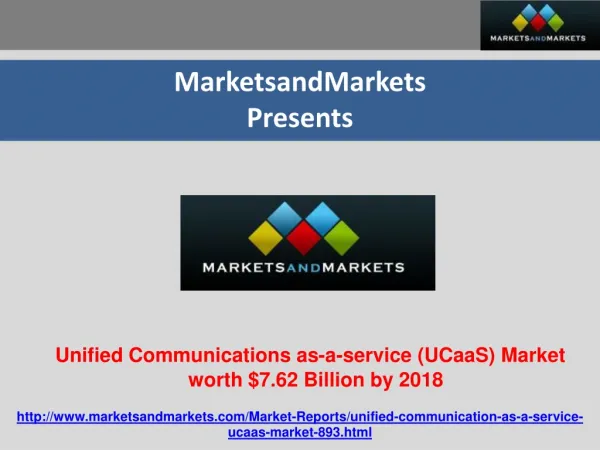 Unified Communications as a Service Market