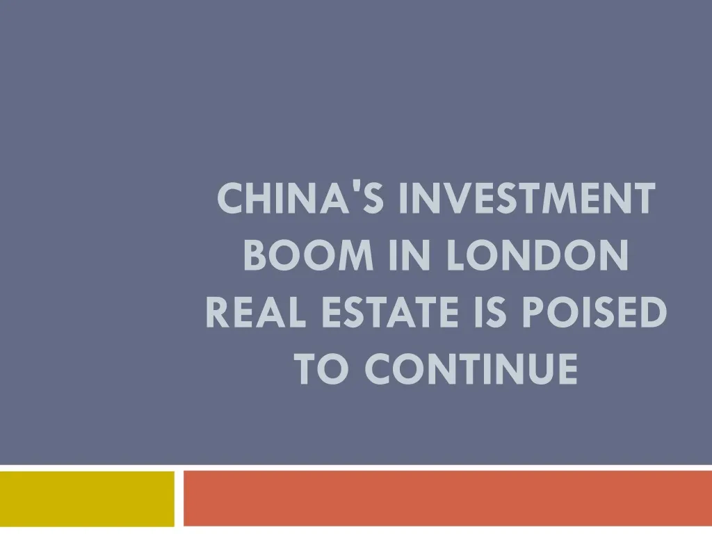 china s investment boom in london real estate is poised to continue