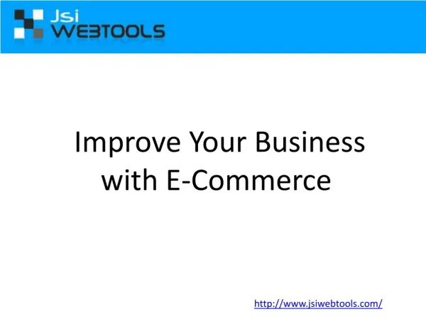 Improve Your Business with E-Commerce