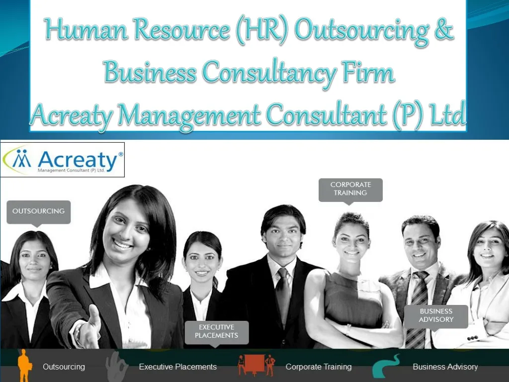 human resource hr outsourcing business consultancy firm acreaty management consultant p ltd