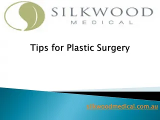 Cosmetic surgery - slide 1