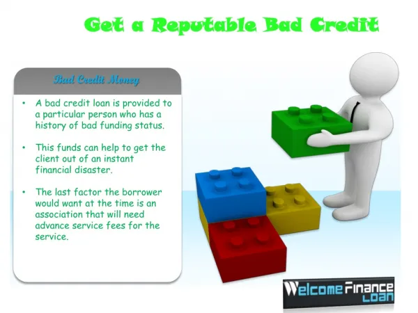 Bad Credit Loans An Instant cash option for Bad Creditors