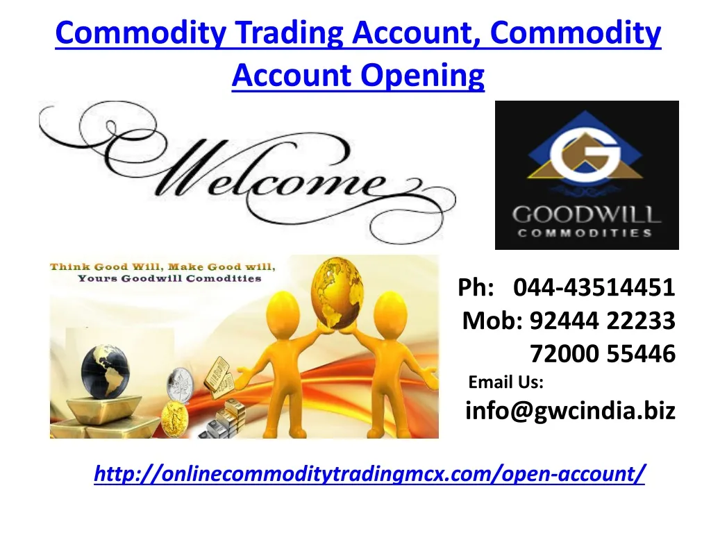 commodity trading account commodity account opening
