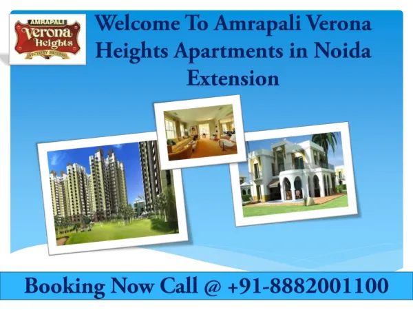Book Now Amrapali Verona Heights Residential Apartments In N