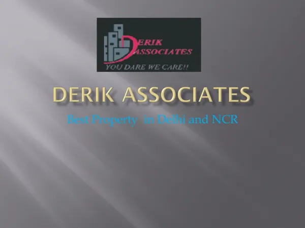 Derik Associates Real State Industry