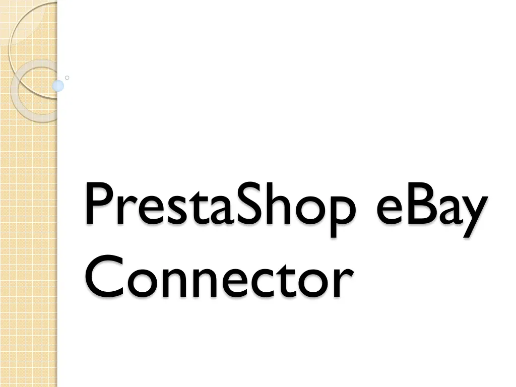 prestashop ebay connector