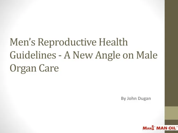 Men s Reproductive Health Guidelines
