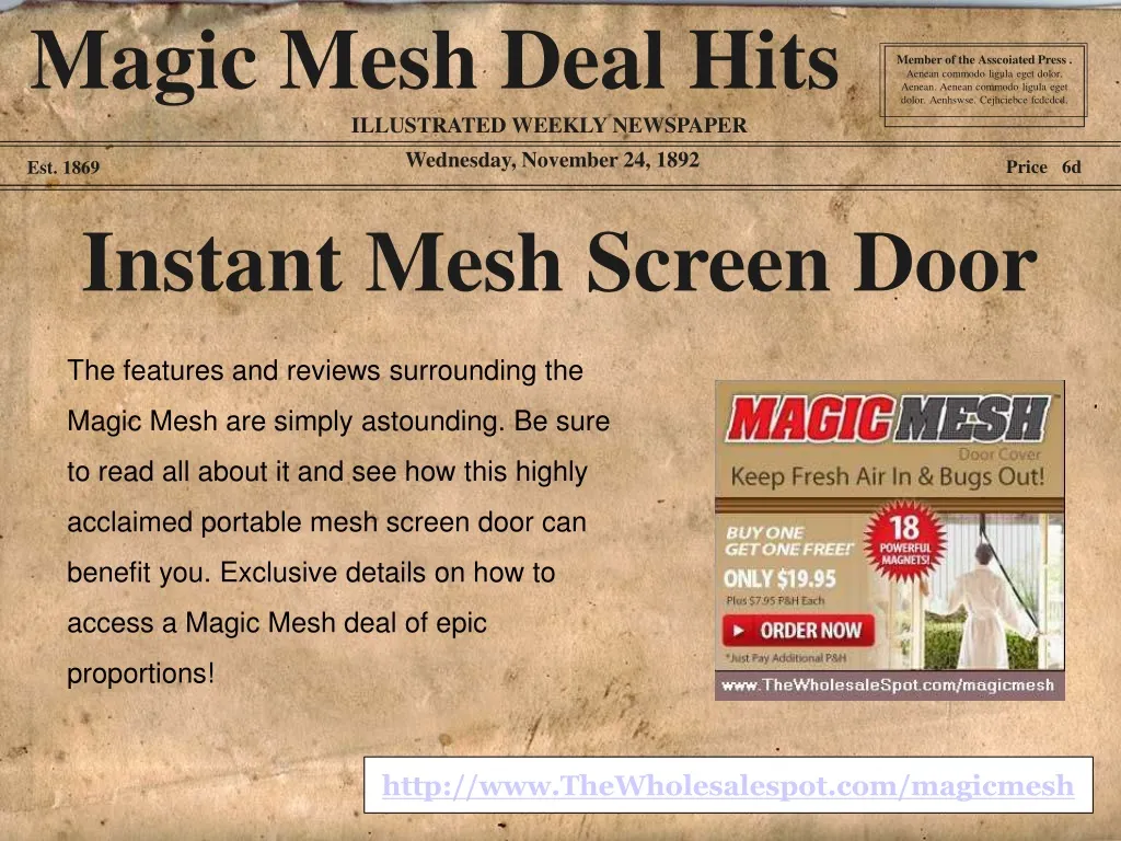magic mesh deal hits