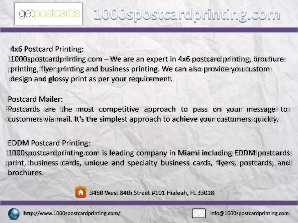 1000spostcardprinting com