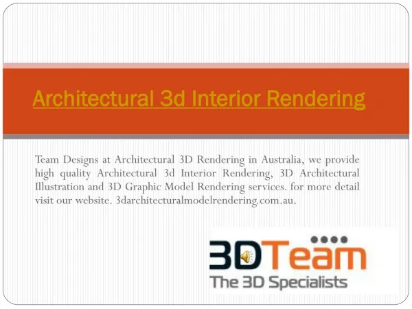 Find The Best 3D Specialist in Australia
