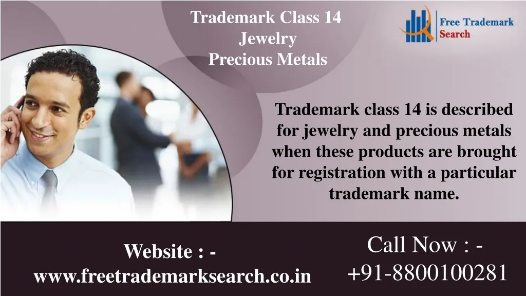 trademark class 14 jewelry precious metals