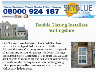 Upvc Doors And Windows Stirlingshire
